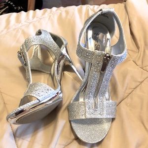 Silver Slipper Brand High Heels